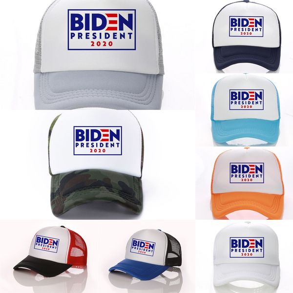 vguz6 biden 2020 hats baseball mesh cap keep america outdoor hats donald biden election hat embroidery sports caps snapback great sun hat, Blue;gray